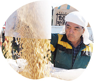 “つがるの木村の畑” で作った大豆をパウダーも配合（イメージ）